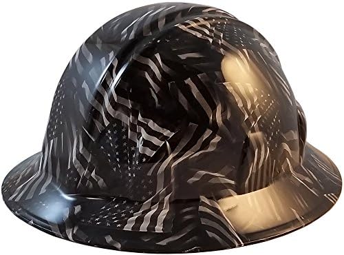 Covert USA Flag Hydro Dipped Exhausting Hats, Full Brim Type