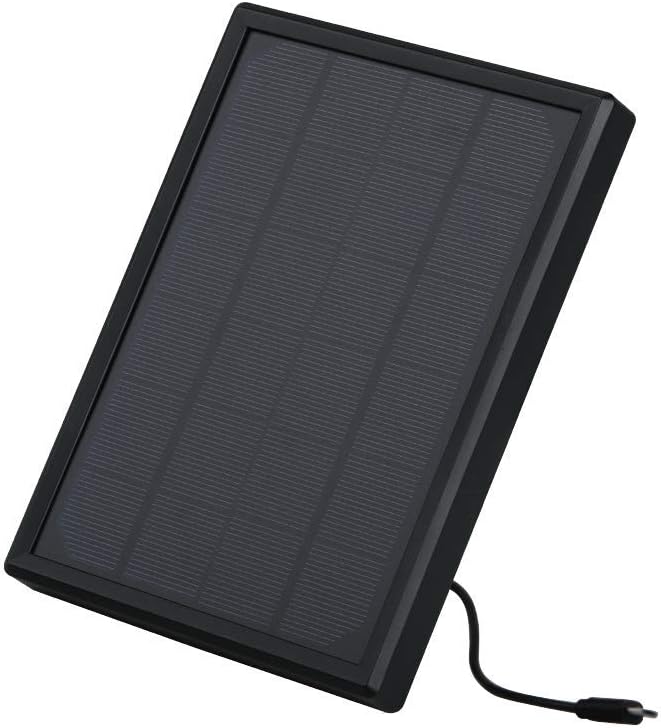 Solar Powered Panel for COOAU Wireless Indoor/Outdoor Home Security Camera
