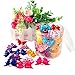 Beirui 20pcs Cute Dog Hair Bows with Rubber Bands - Adorable Rhinestone Bow for Long Hair Dog & Kitten