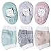 6 Pairs Baby Knee Pad, Unisex Toddlers Baby Crawling Socks, Baby Crawling Anti-Slip Knee Pads