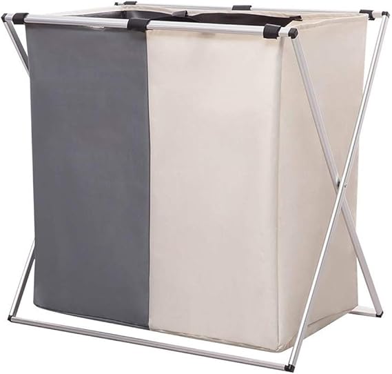 Qazxsw Cesta de Almacenamiento Doble Plegable de Gran tamaño para el