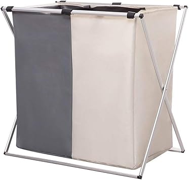 Qazxsw Cesta de Almacenamiento Doble Plegable de Gran tamaño para el