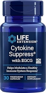 Life Extension Cytokine Suppress with EGCG, 30 Vegetarian Capsules