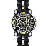 Invicta Men's 'Sea Spider' Quartz Stainless Steel and Polyurethane Casual Watch, Color:Two Tone (Model: 22473)