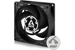 ARCTIC P8 PWM PST - PC Fan, 80mm Fan, PC Case Fan, PWM Sharing Technology (PST), Pressure-Optimised, Quite Motor, Computer, F