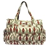 Bungalow360 Vegan Cotton Canvas Duffle Gym Bag (Alpaca)