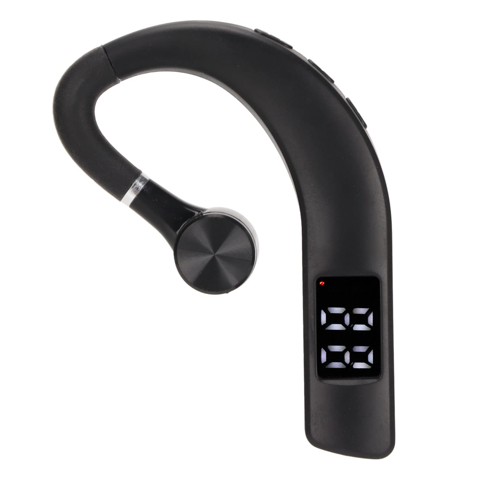 Bluetooth Headset, Bluetooth 5.2 Handsfree Earpiece Long Talking Time with Noise Cancelling Mic, Wireless Ear Hook Earphones In-Ear Earbuds,for Business Running Driving