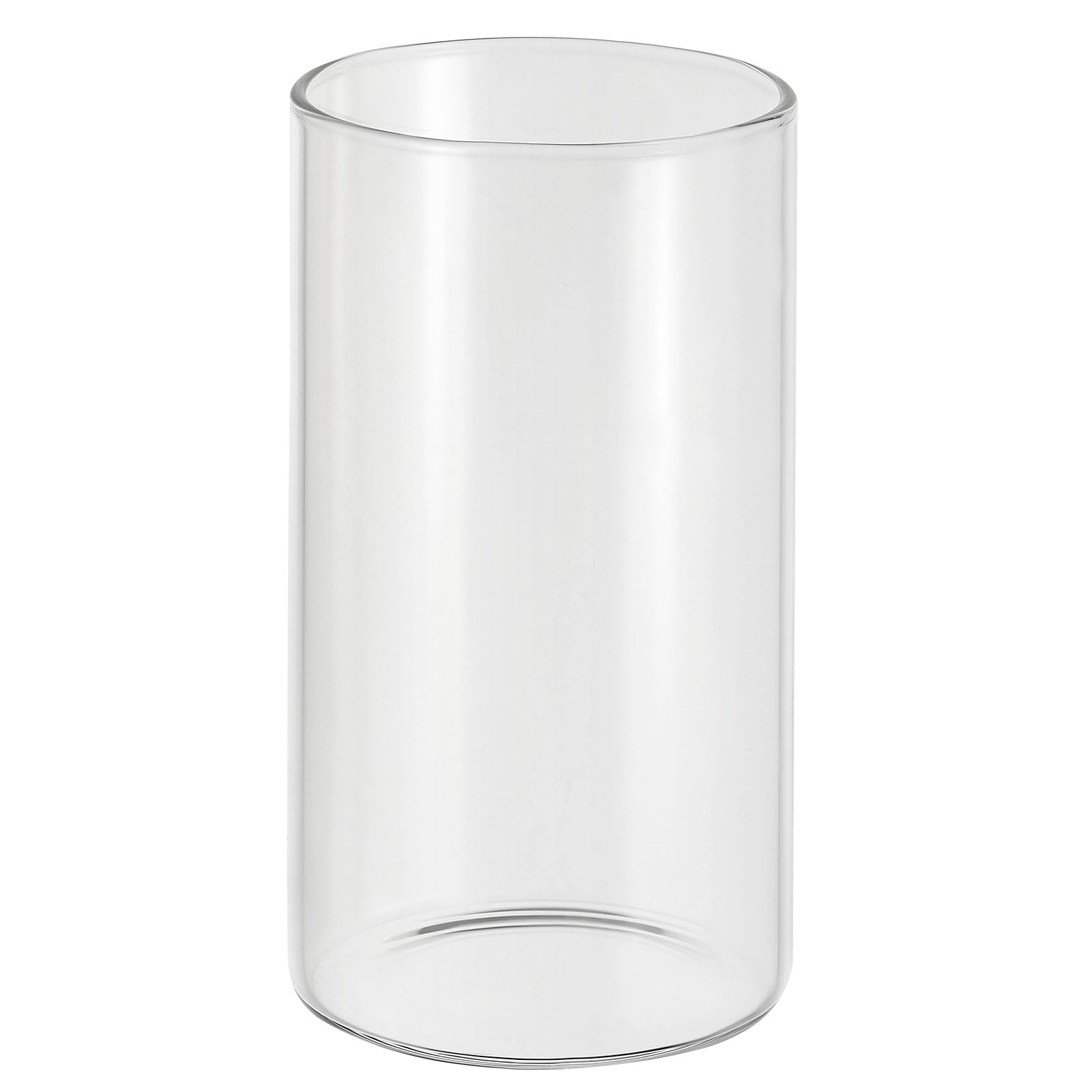 PATIKIL Clear Glass Cylinder Vase, 4.7" Tall and 2.6" Dia Tabletop Flowers Vase Floating Candle Holder Vase for Home Decor Wedding Centerpieces(10oz)