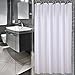 Sfoothome 72 Inch Wide x 78 Inch Long Hotel Fabric Shower Curtain Pure White