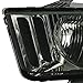 Auto Dynasty Headlights Assembly Compatible with 2005-2009 Ford Mustang Pony 5th Gen, Driver and Passenger Side Halogen Headlamps Replacement, Smoked Lens Clear Corner