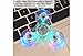 Fidget Spinner UCLL Bauhinia Flower Hand Spinning Toy EDC Focus Stress Reducer Toy With Headset Decor Gift Perfect for Girl (Light)