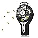 Welltop Mini Handheld USB Misting Fan with Personal Cooling Mist Humidifier Rechargeable Portable Mini Misting Cooling Fan for Home Office and Travel (Black)