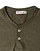 H2H Mens Casual Fashion Slim Fit Basic Cotton Henley T-Shirt OLIVEGREEN US L/Asia XL (CMTTS0194)