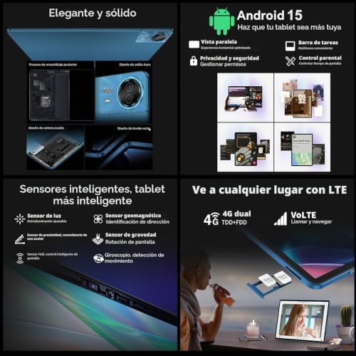 T70 Tablet 14 polegadas 2,2K Helio G100 2,2GHz Octa-Core, 10000mAh