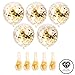 Bridal party balloon set | 10 confetti latex balloons | 1 love balloon | 1 White Curling ribbon | For a proposal, bridal shower party, engagement and birthday party