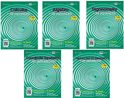 Cengage Jee Advanced Maths For 2021 - Set Of 5 Books - Latest Revised Editions