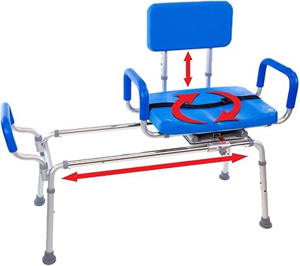 amazon sliding shower chair