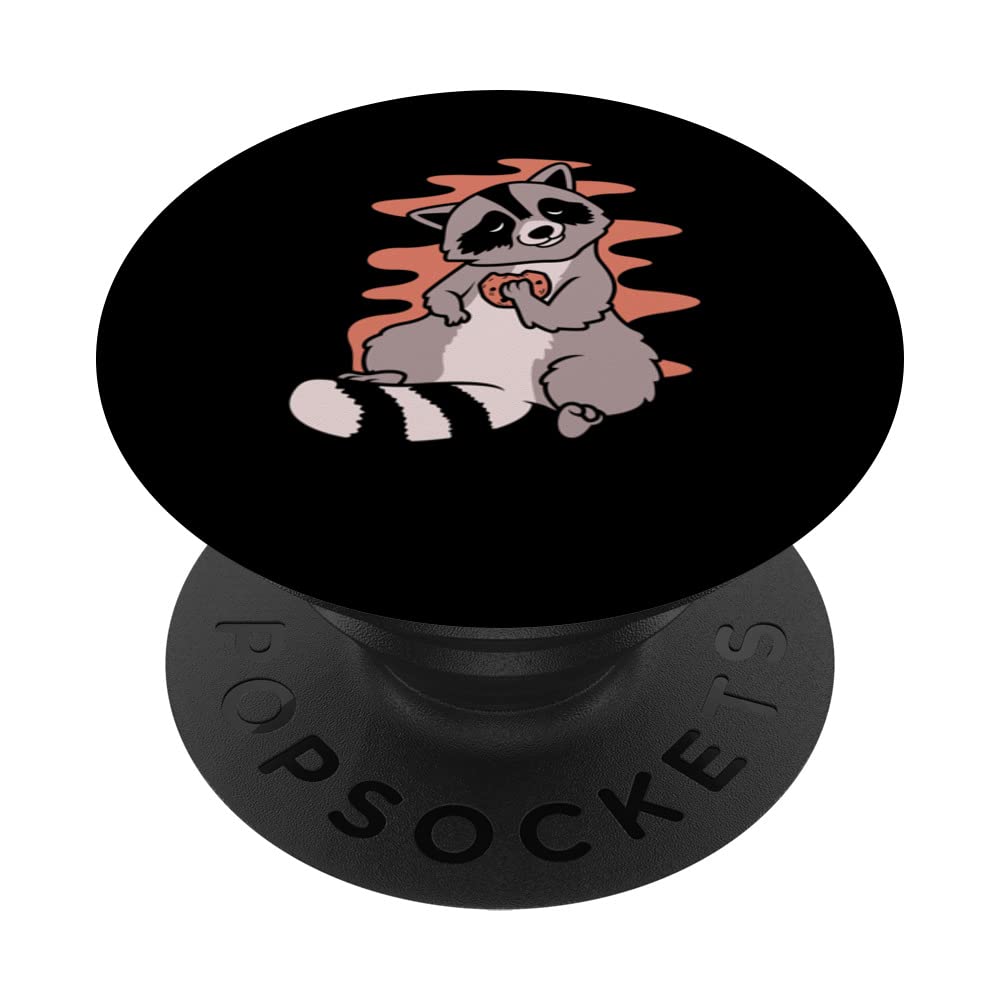 Racoon Eating Cookie Baker PopSockets Swappable PopGrip