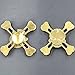 FINGER SPINNER Fidget Spinner Toy Relieve Stress High Speed Focus Toy for Killing Time (Golden 11)