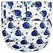 Happy Endings Teen/Adult Stain Resistant Snap Closure Reusable Cloth Diaper Incontinence - Whale of a Tale