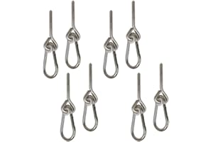 Barn-Shed-Play Stainless Steel Threaded Snap Hook Swing Hangers