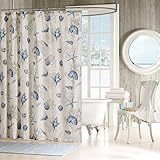 Madison Park MP70-645 Bayside Shower Curtain 72x72 Blue