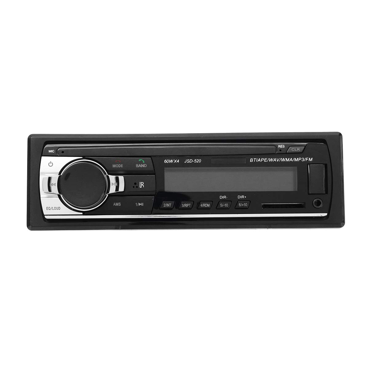 MOMOALA JSD520 Car Bluetooth FM Radio Stereo Hands-free MP3 Player Buit-in Microphone