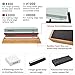 Knife Sharpening Stone Set, AHNR Premium Whetstone Knife Sharpener Kit Includes NonSlip Bamboo Base, Flattening Stone & Angle Guide (Brown)