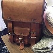 Komal's Passion Leather 11 Inch Brown Sturdy Ipad Leather Messenger ...
