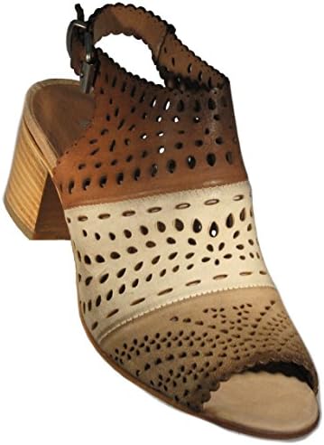 Ron White Women's 'Dora' Sandal in the Greige Distressed Leather Combination