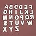 1 Pack 26 Capital Alphabet Letters Metal Cutting Dies for Card Making and Scrapbooking Birthday Thanksgiving Christmas Die Cuts (04)