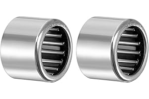 uxcell SCE99 Needle Roller Bearings, Drawn Cup Open End, 9/16" Bore 3/4" OD 9/16" Width 2pcs
