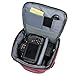 Camera Case - Evecase Digital SLR/DSLR Professional Camera Shoulder Bag for Compact System, Hybrid, SLR/DSLR and High Zoom Camera - Red