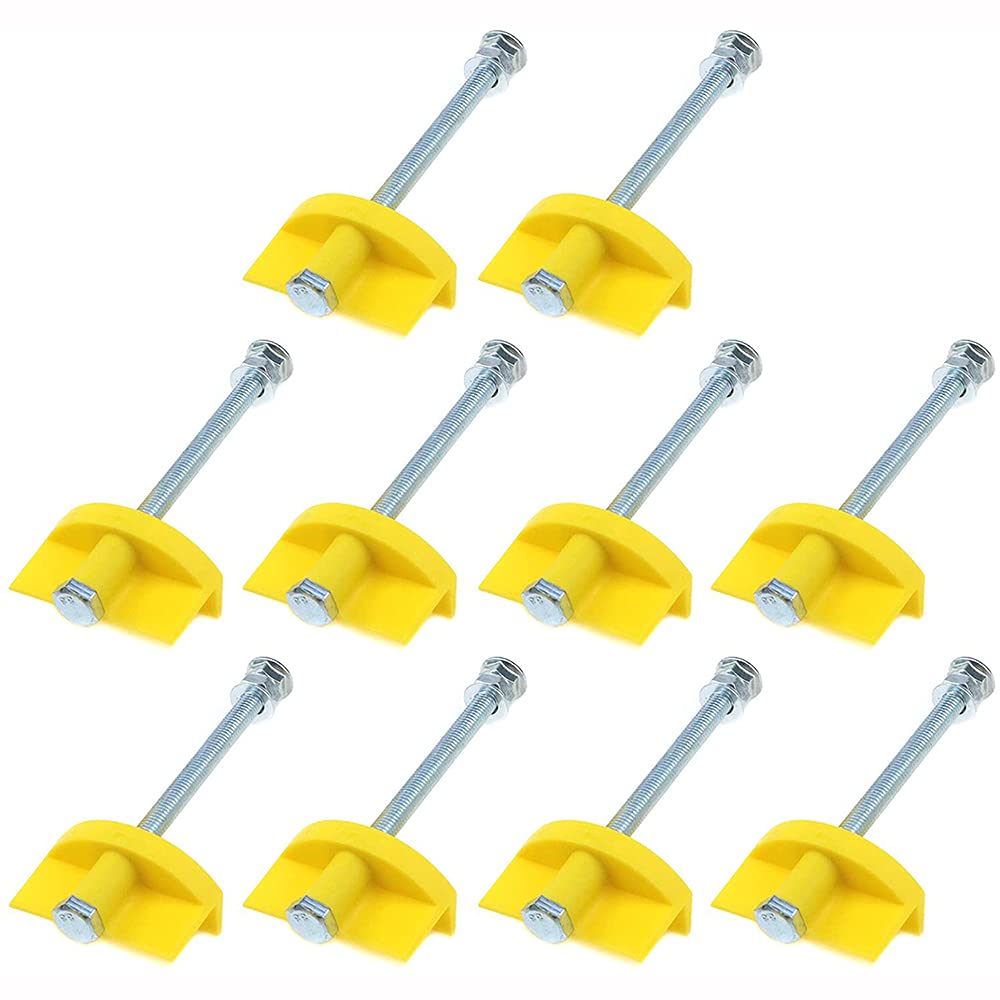 ANCLLO 10 Pack Wall Tile Leveling System Portable Tiles Height Adjustable Locator Fixed Lifting Tool