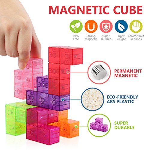 3 D+FantiX+Magnetic+Tetris+Puzzle+Building