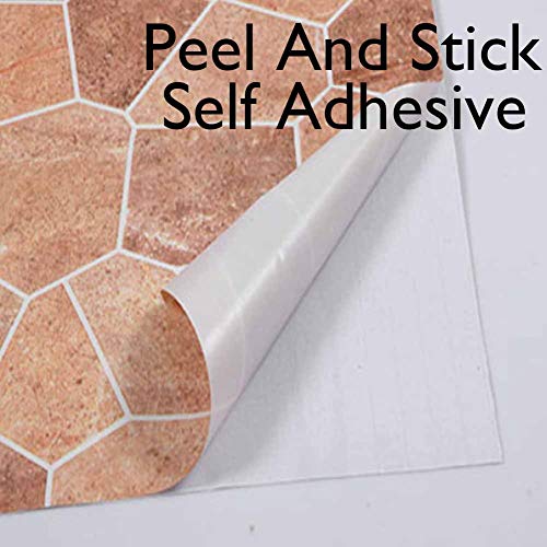Black White Marble Contact Paper Backsplash Film Peel and Stick Countertops Vinyl Wallpaper Sticker Contact Paper Self-Adhesive Shelf Liner for Kitchen Wall Table Surface Decor 23.62"X393.7" Roll - Thumbnail 7