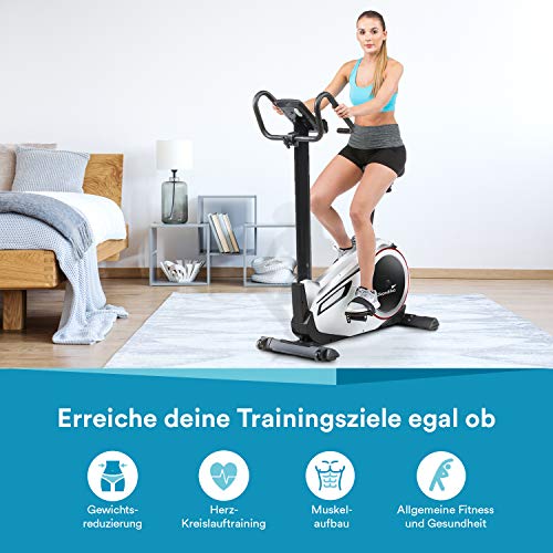 skandika-Ergometer-Morpheus-Fitnessbike-Heimtrainer-mit-Steuerung-und-Street-View-Funktion-Pulsgurt-32-einstellbare-Widerstandseinstellung-und-Multifunktionscomputer-mit-Kalorienverbrauch
