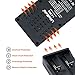 LiitoKala Lii-202 Smart Universal Battery Charger, Portable Power Bank USB Battery Charger for Rechargeable Batteries Ni-MH Ni-Cd A AA AAA SC, Li-ion 18650 26650 26500 22650 18490 17670 17500 17355