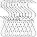 Maosifang 20 Pack S-Hooks S Shaped Hooks Hanging Hooks Hangers and Ceiling Hooks Ceiling Clips Squeeze Hangers Hooks for Home,Office,Classroom