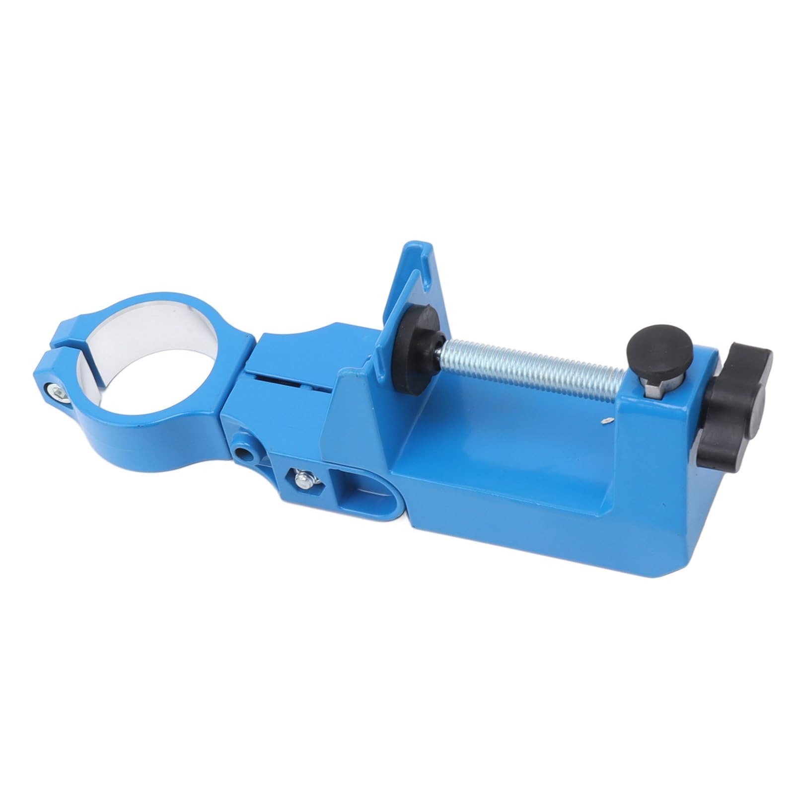 360-Degree Adjustable Drill Stand, Bench Drill Holder, Workshop Table Mount Bracket, Garage Tool Organiser