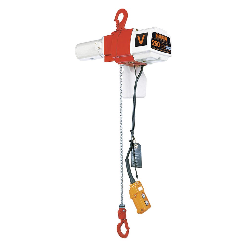 Harrington Hoists ED1000V15 H2 Electric Chain Hoist, 1000 lb. Load