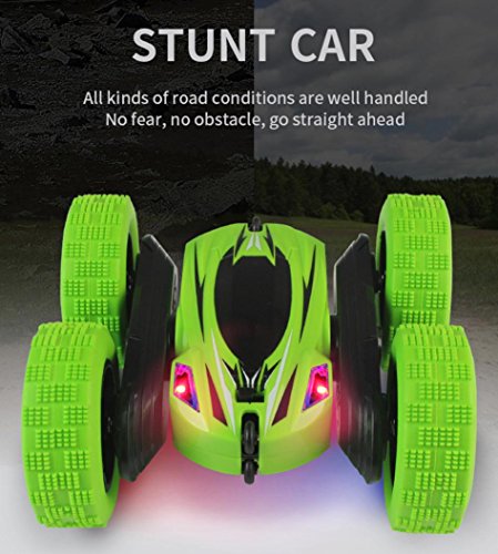 image for Gbell RC Cars Off-Road Vehicles- Kids 360° Rotate Stunt Car Model - R