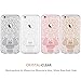 iPhone 6s Case, LUHOURI White Henna Mandala Floral Case, Transparent Plastic with Clear TPU Bumper Protective Back Phone Case Cover for iPhone 6/6s (4.7 Inch) (H-01)?-