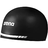 Arena 3D Soft USA Unisex Adult Silicone Swim Cap for Men and Women Swimming Training Racing Bathing Cap Competitive Swimmers