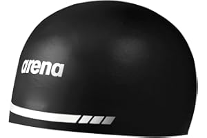 Arena 3D Soft USA Unisex Adult Silicone Swim Cap for Men and Women Swimming Training Racing Bathing Cap Competitive Swimmers