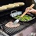 ProCookHouse BBQ Tools, 3-Piece Grill Tools Set Multifunctional Grill Tool Set, Stainless Steel Barbecue Grill Set, Outdoor Grilling Utensils - Tongs, Fork, Silicone Brush
