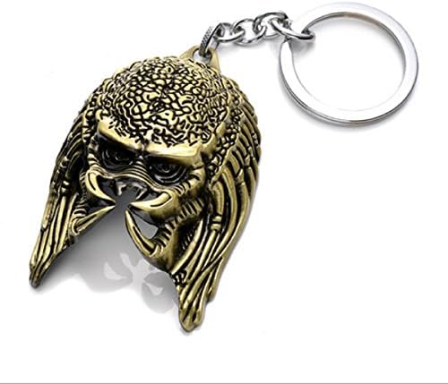 Littrass's AVP Aliens Vs Predator Requiem Keychain ,2.7x1.5 Inches Wolf Predator Durable Aeneous Keyring