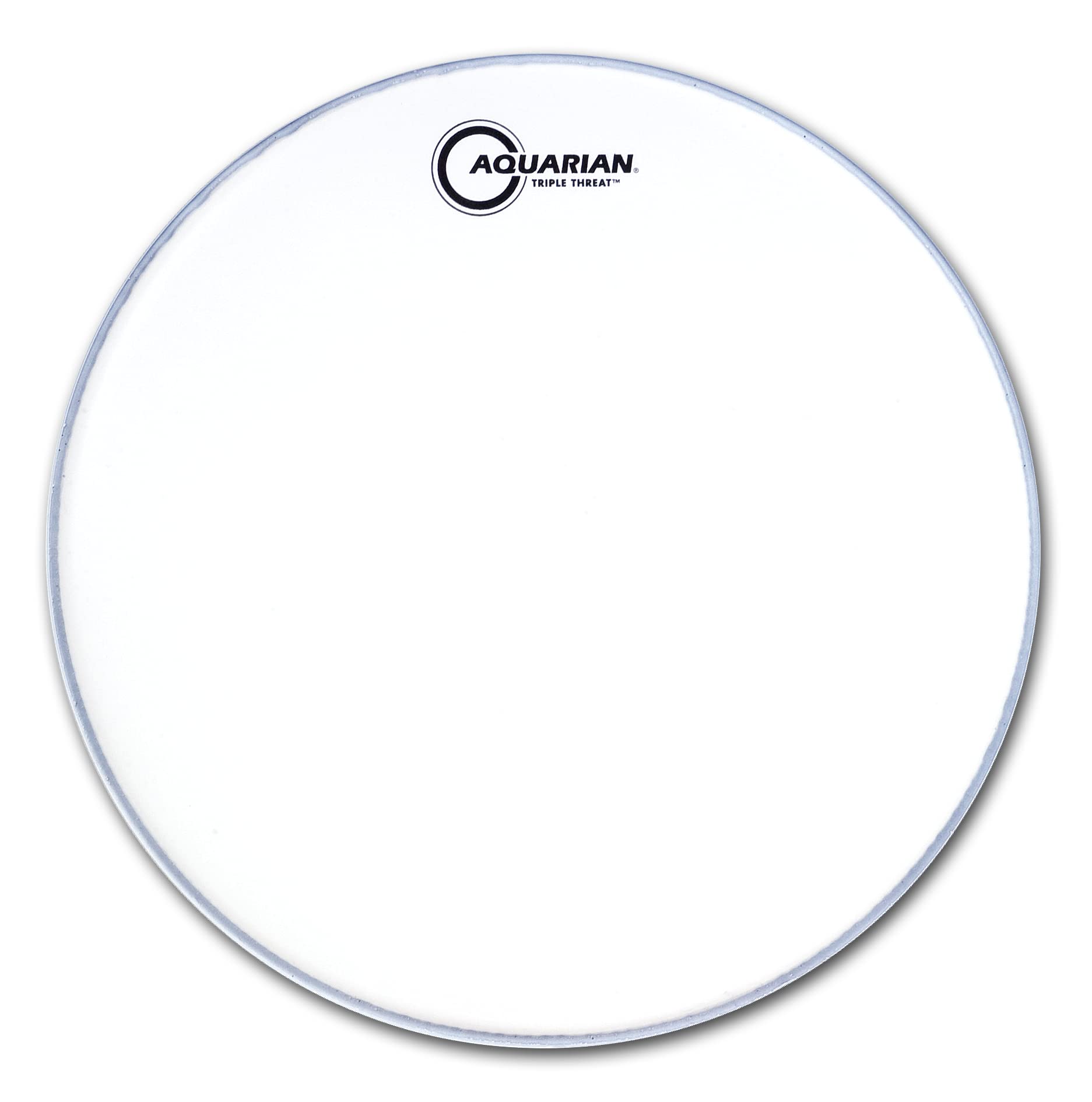 Aquarian TRP14 Texture Coated Series - Triple Threat Snare Drumhead - 14 inch, White
