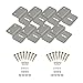 HQST Solar Panel Mounting Z Brackets (2 Sets of Z Brackets)