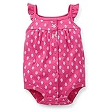Carter's Baby Girls' Ruffled Snap-Up Romper